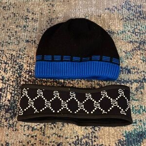 Sean John Black Headband and black and blue bernie unknown brand